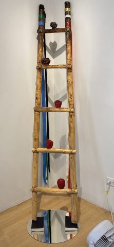 Red on the Outside,White on the Inside (A Decolonial Step Ladder)